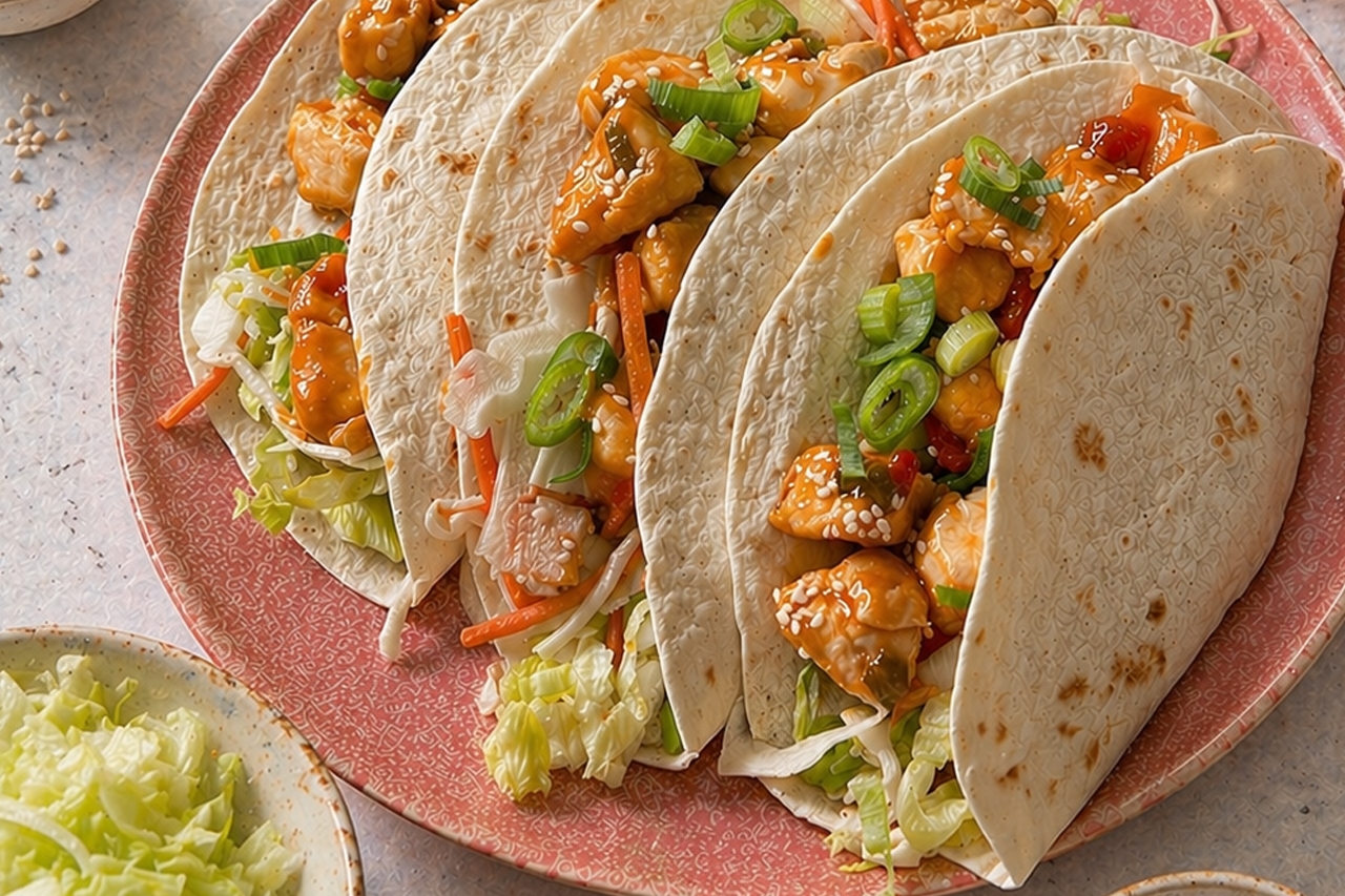 Sweet Chili Chicken Wraps